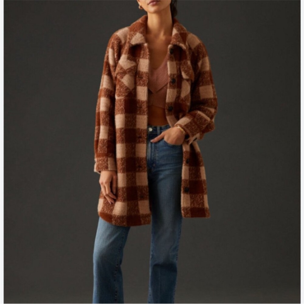 Greylin shirt jacket - size small